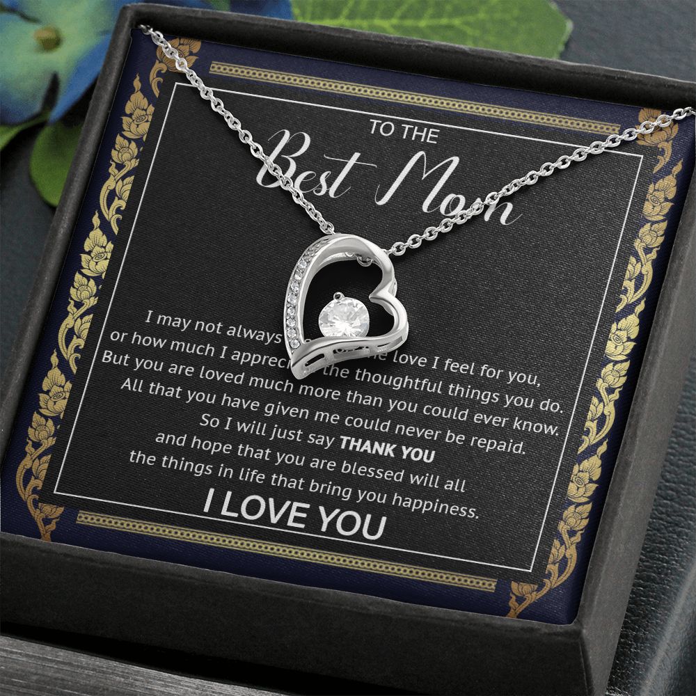 503C To My Best Mom Necklace, Gift For Mom Present For Mom Gifts from Son or Daughter