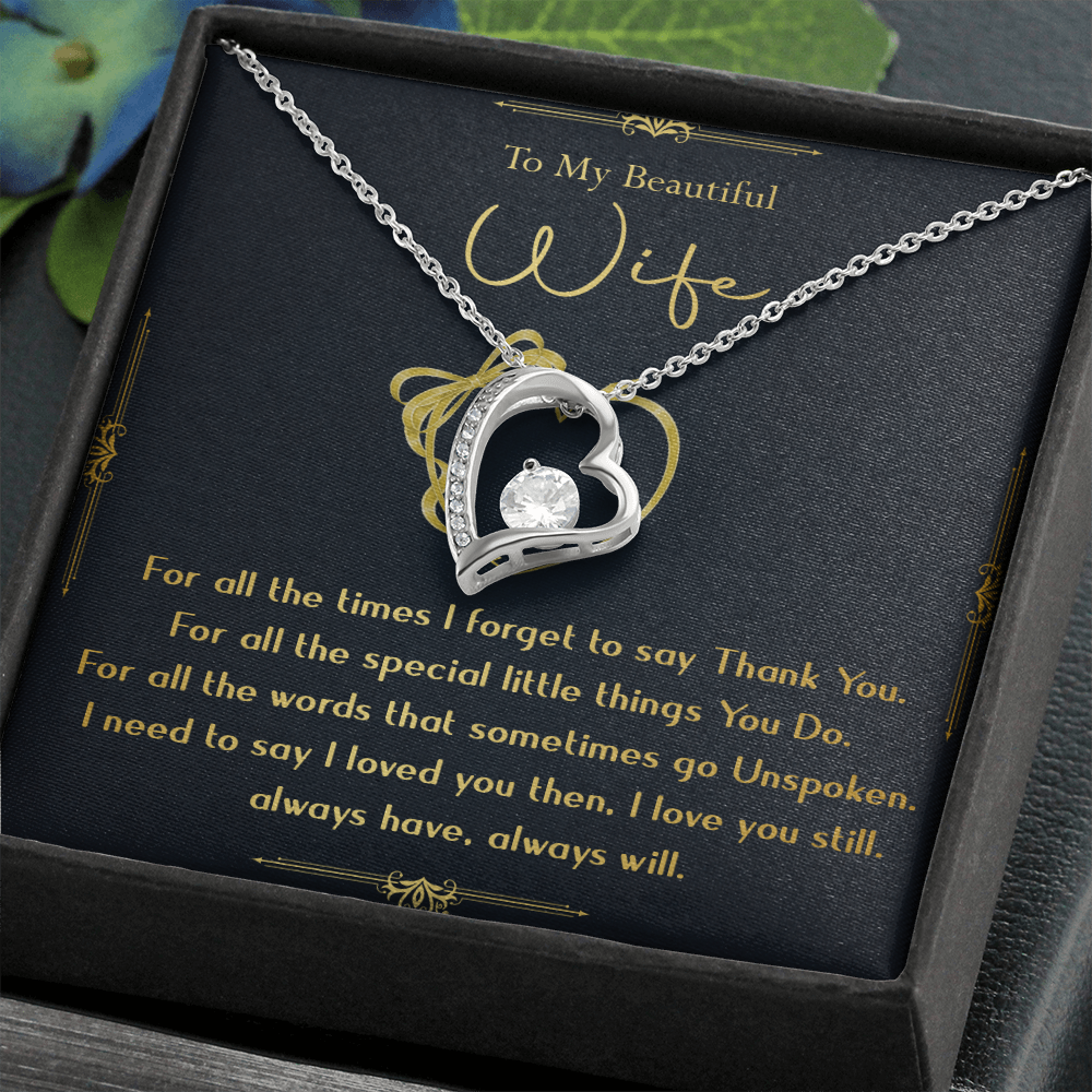 N356C To My Wife Necklace, Gift For Wife, Anniversary Gift For Wife, Necklace For Wife