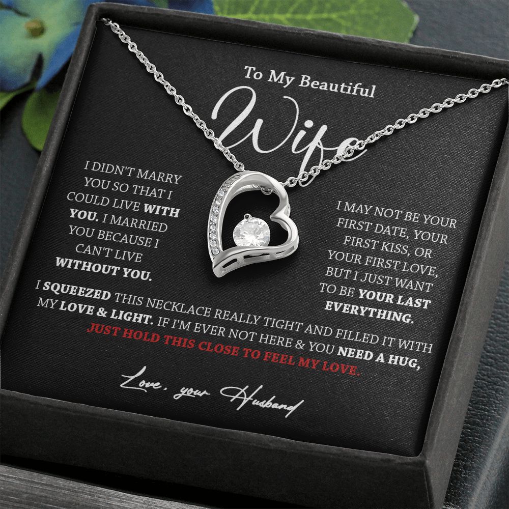611C To My Wife Necklace, Xmas Gift For Wife Girlfriend From Husband, Valentines Day