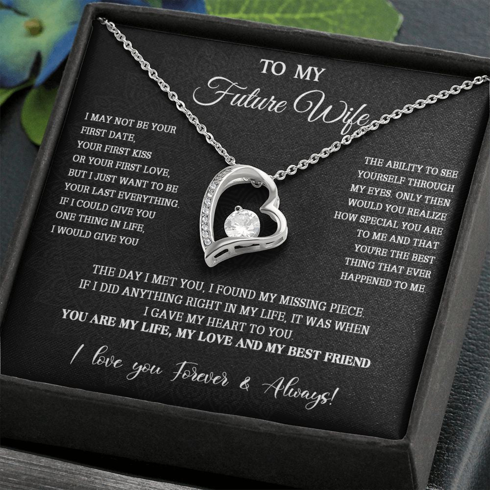 761C To My Future Wife Necklace, Valentine Gifts For Her, Birthday Gifts For Soulmate