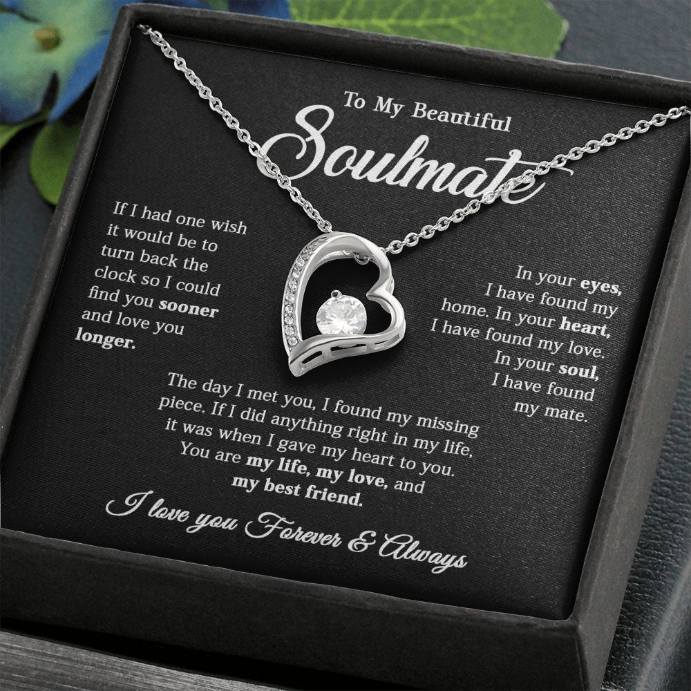 616C To My Soulmate Necklace, Gift for Wife, Girlfriend, Valentine Gift,Birthday Gift