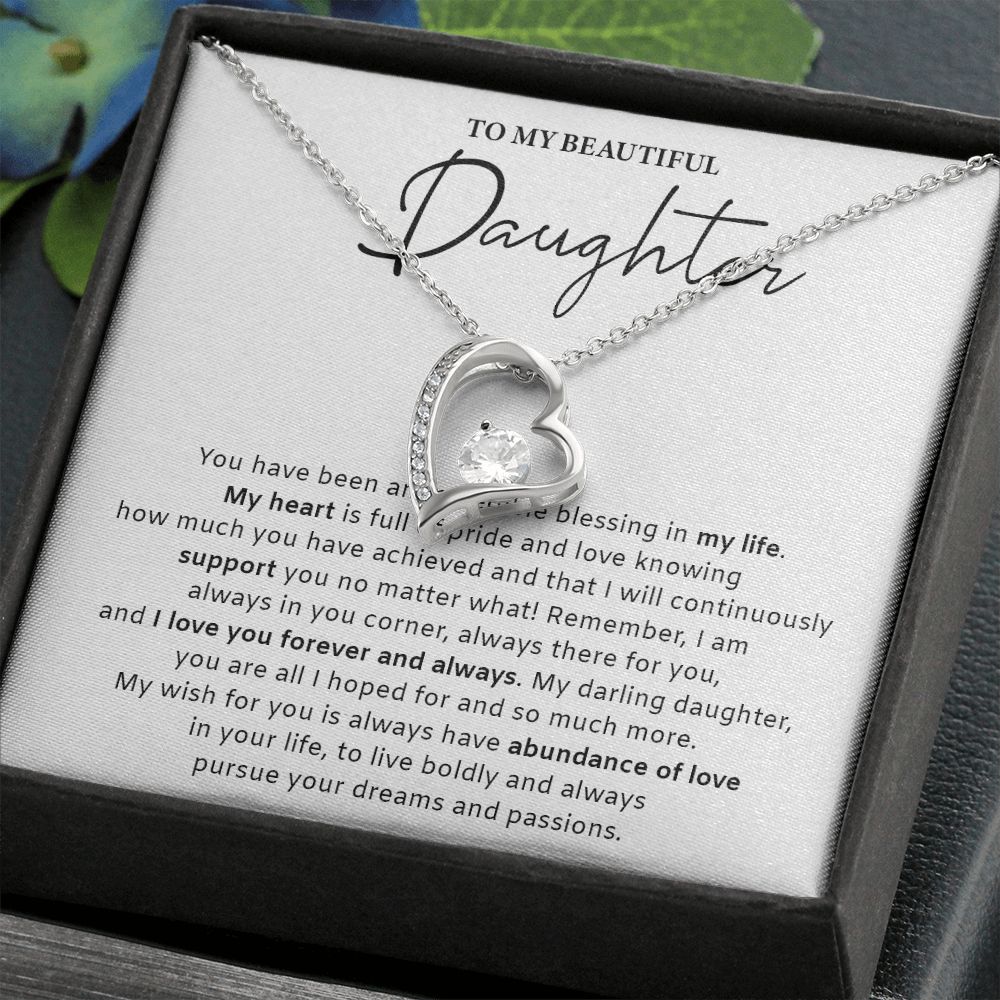 533C Daughter Gift from Mom Dad, Daughter Necklace Gift, Birthday Gift, Xmas Gifts