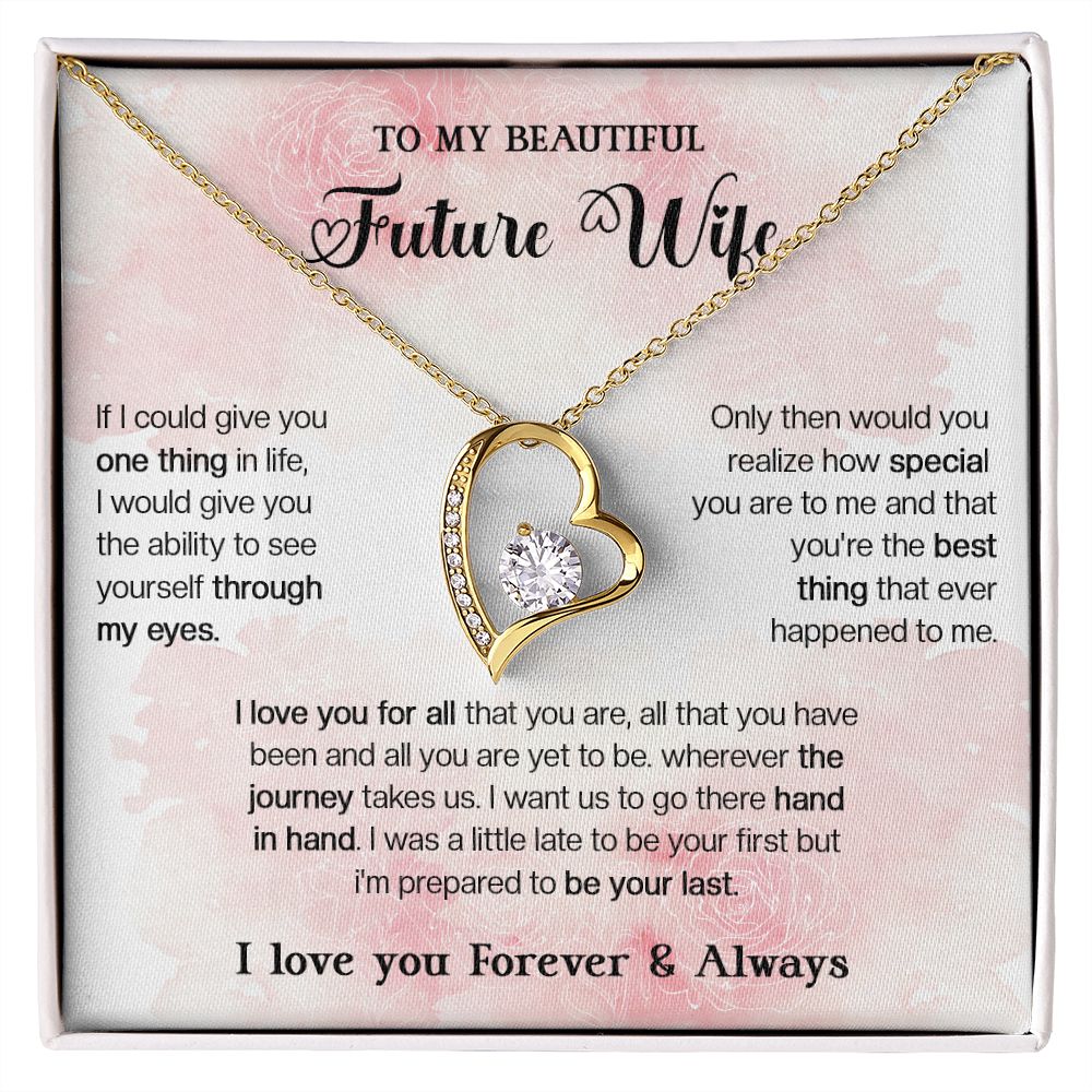 745C To My Future Wife Necklace, Valentine Gift For Her, Birthday Gifts for your Love