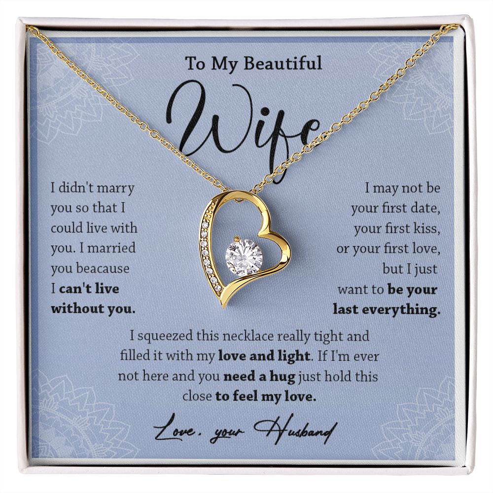 472C To My Wife Necklace, Necklace Gifts For Wife From Husband, Gift For Soulmate