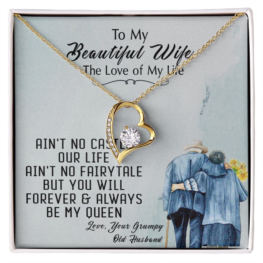 94C To My Beautiful Wife Necklace, Wife Necklace Gift from Husband, Gift Birthday