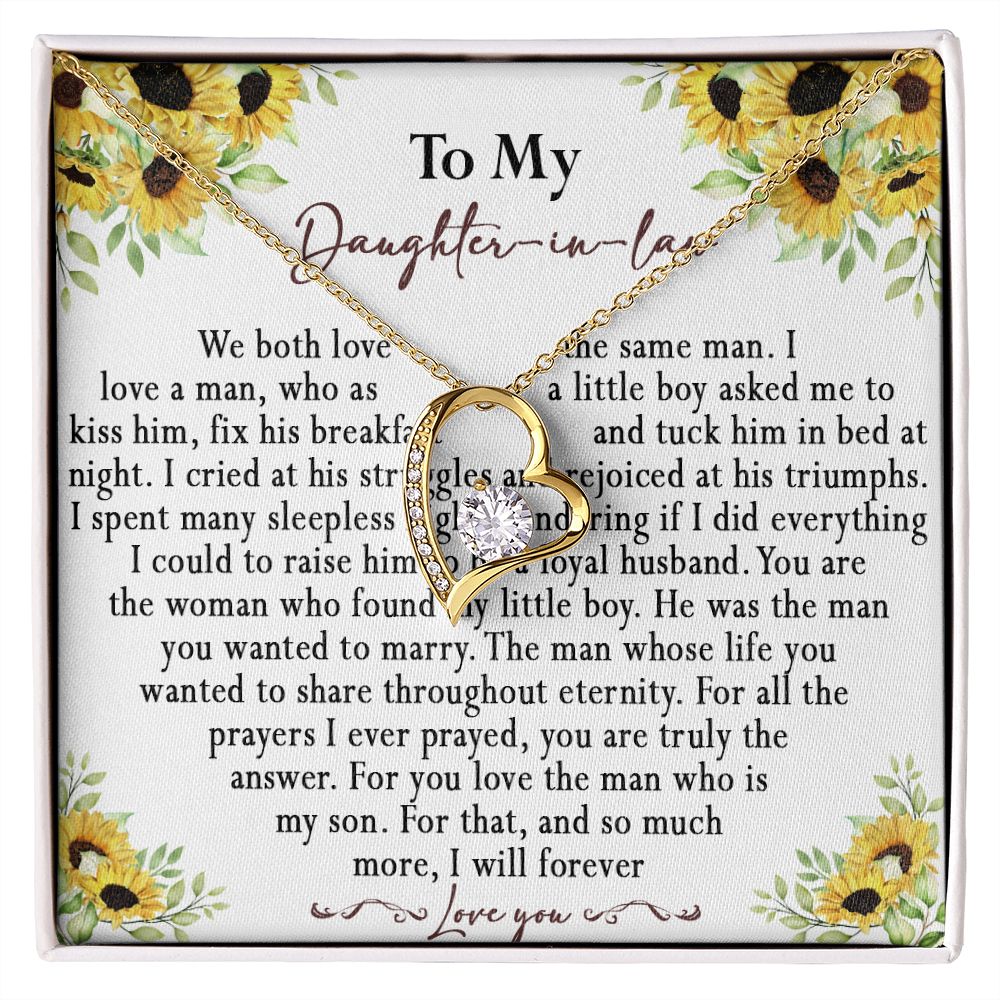 109C Daughter-in-law Necklace, Necklace For Women, To My Daughter-in-Law Necklace