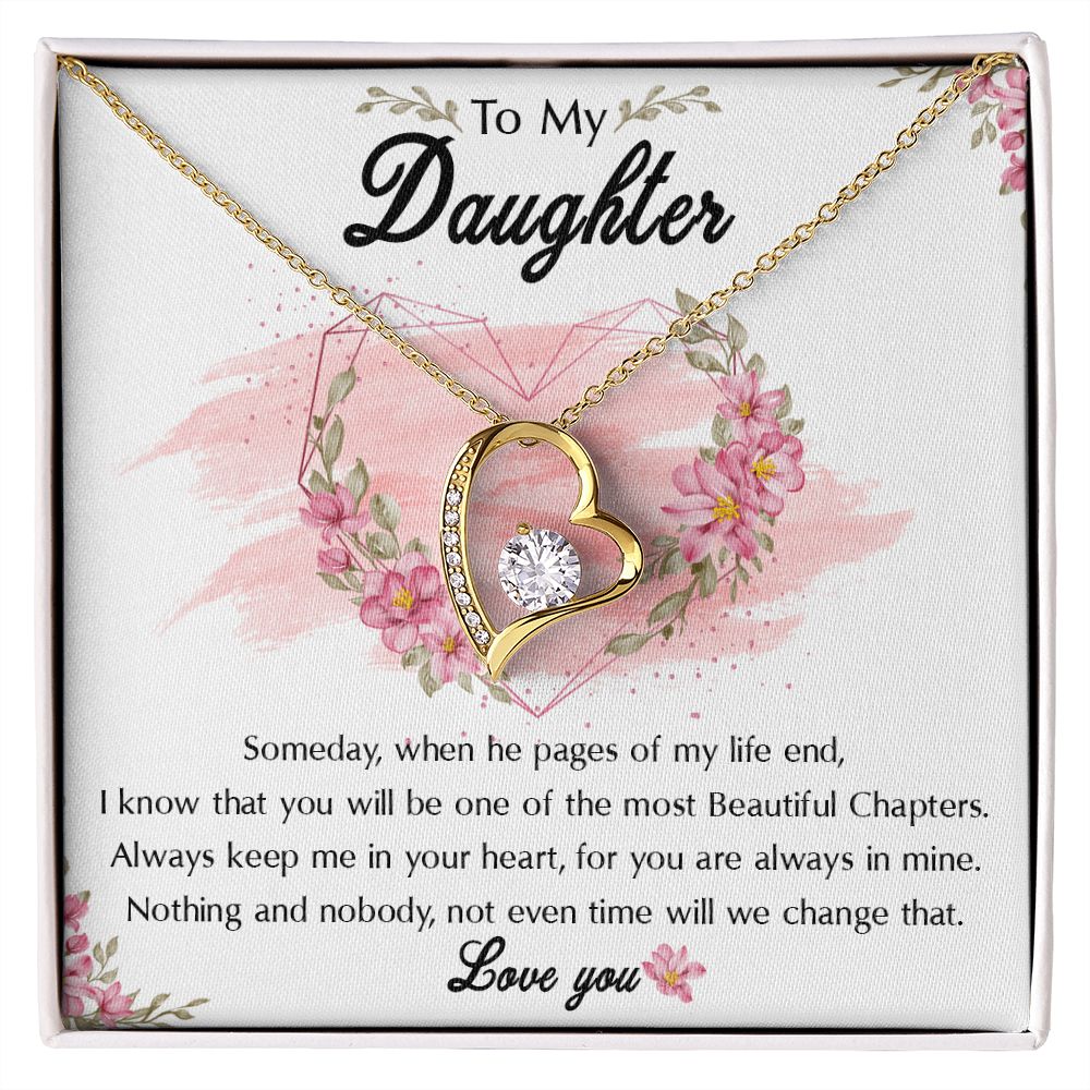 54C To My Daughter Necklace, Birthday Gift For Daughter, Graduation Jewelry