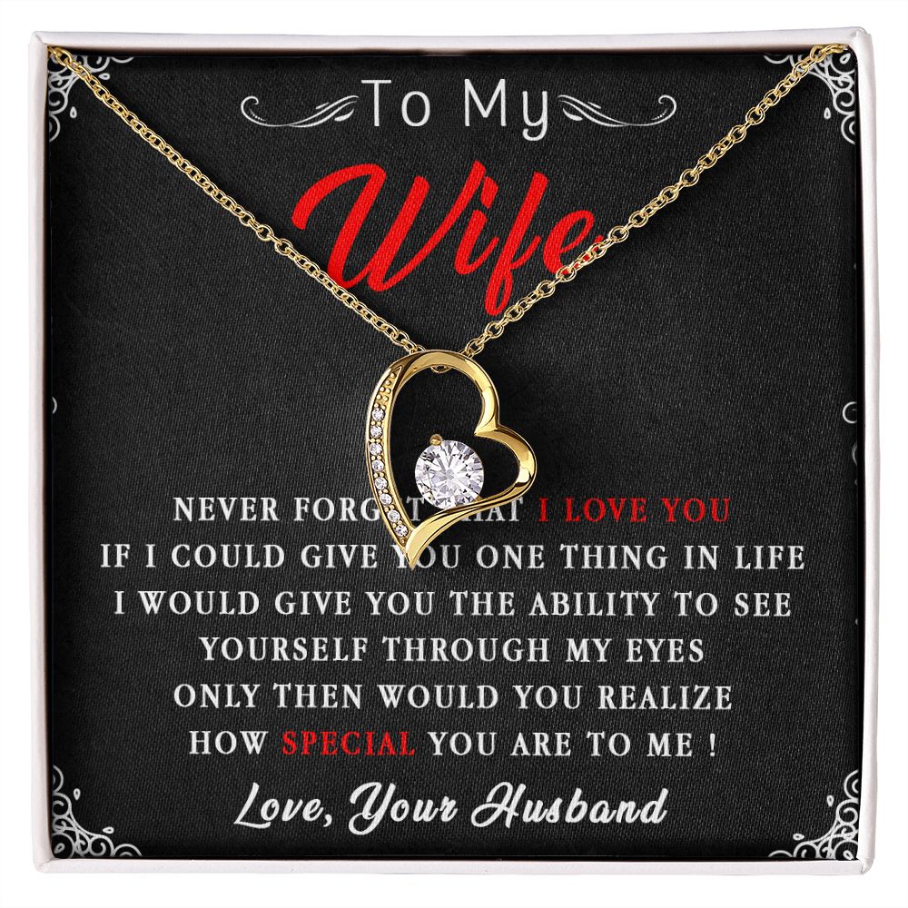 87C To My Wife Necklace, Necklace Gift For Wife, Anniversary Gift, Birthday Gift