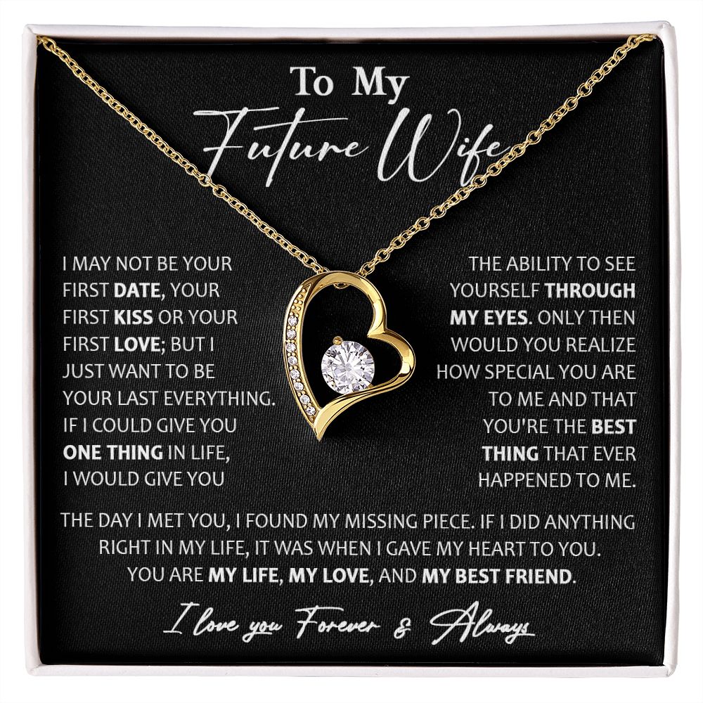 738C To My Future Wife Necklace, Valentine Gift For Her, Birthday Gift For Girlfriend