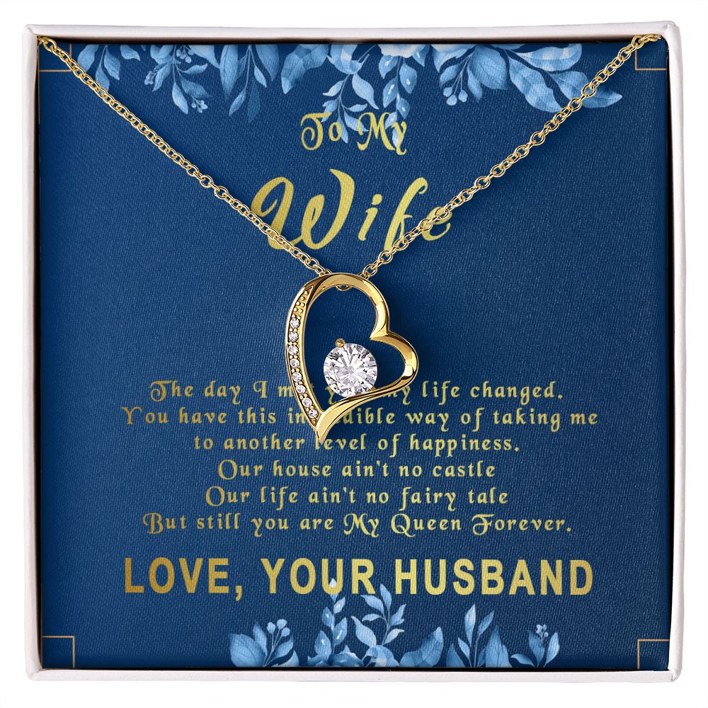 77C To My Wife Necklace, Gift For Wife, Anniversary Gift For Wife, Gift Birthday