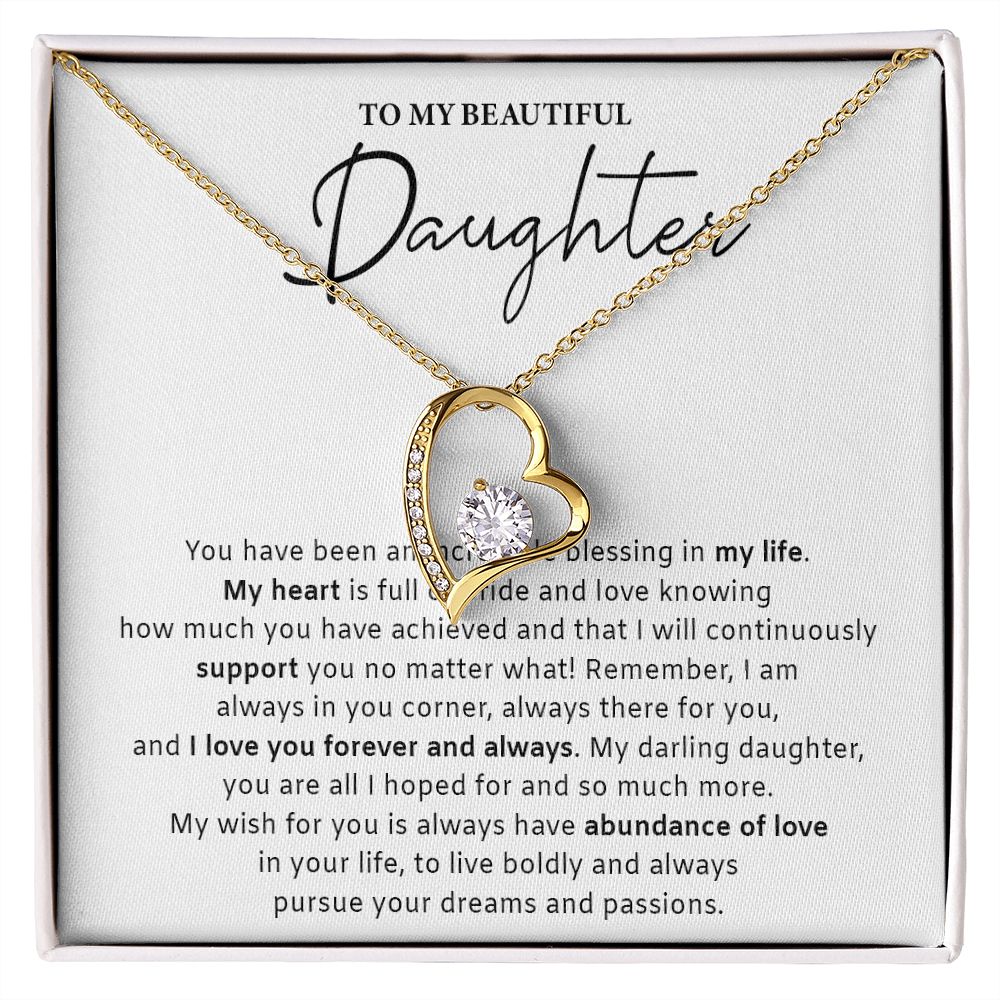 533C Daughter Gift from Mom Dad, Daughter Necklace Gift, Birthday Gift, Xmas Gifts