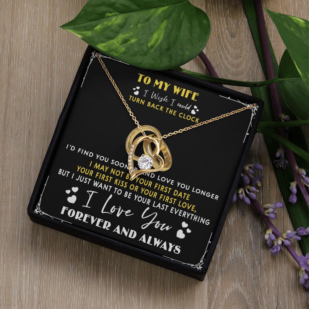 428C To My Wife “Turn Back The Clock” Necklace Gift For Wife, Gift Birthday, Holiday