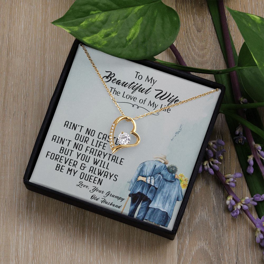 94C To My Beautiful Wife Necklace, Wife Necklace Gift from Husband, Gift Birthday