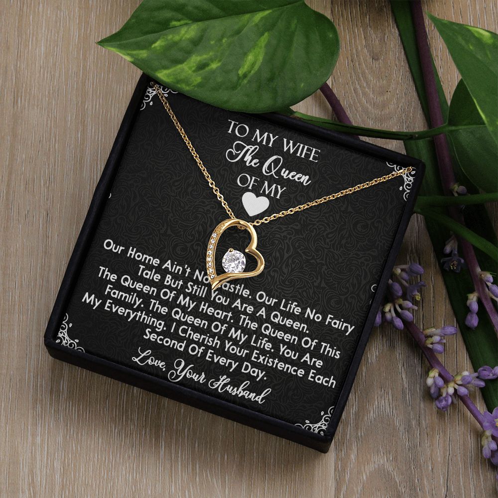 419C To My Wife The Queen Necklace, Gifts for Wife, Gifts for Her, Birthday Gifts