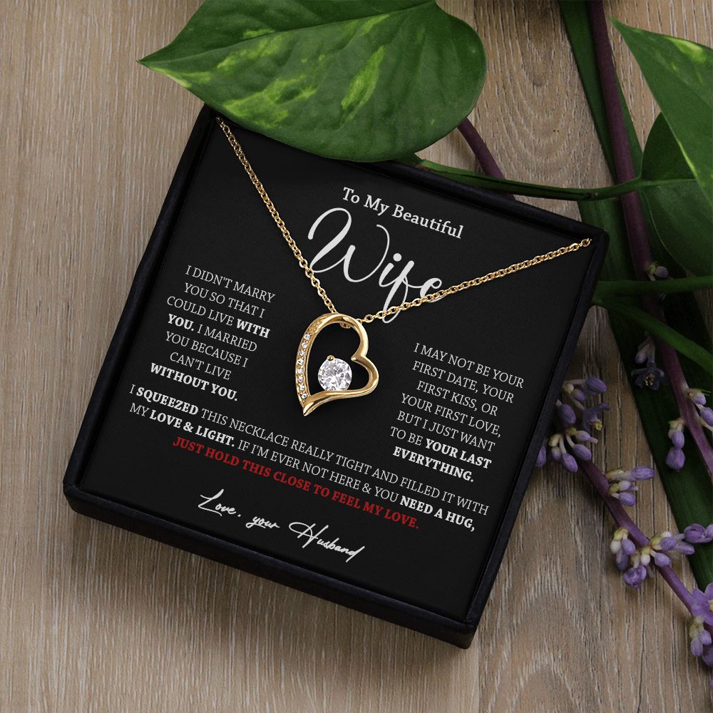 611C To My Wife Necklace, Xmas Gift For Wife Girlfriend From Husband, Valentines Day
