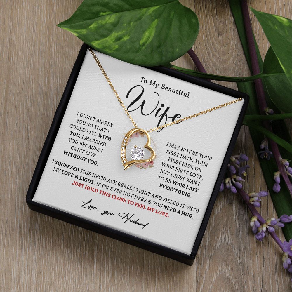 612C To My Wife Necklace, Gift For Wife, Valentines Gift For Wife, Necklace For Wife