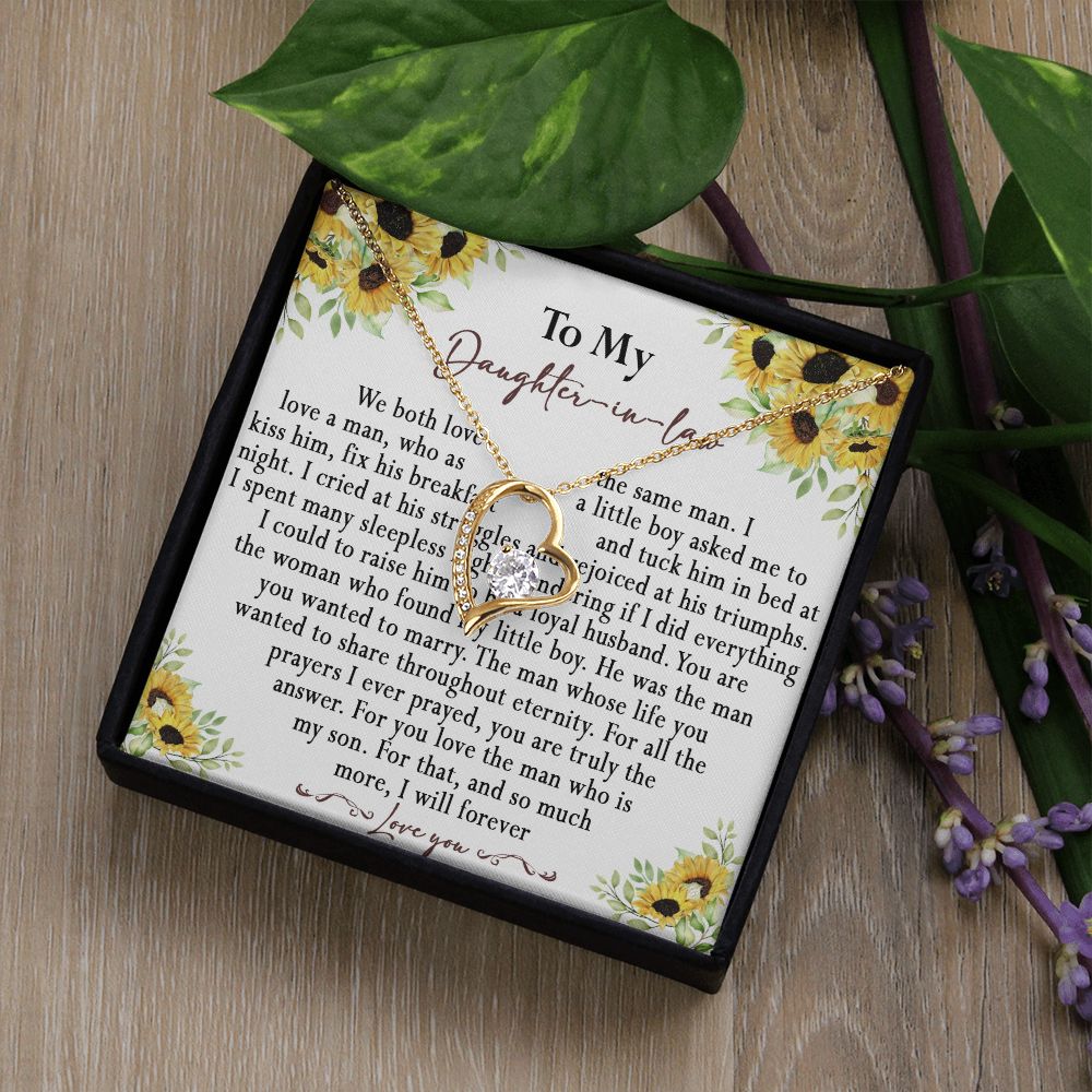 109C Daughter-in-law Necklace, Necklace For Women, To My Daughter-in-Law Necklace