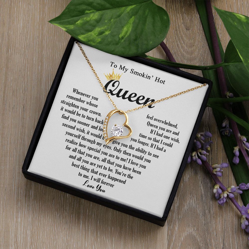 443C To My Smokin Hot Necklace, Gift For Wife Soulmate Valentines Day, Birthday Gift