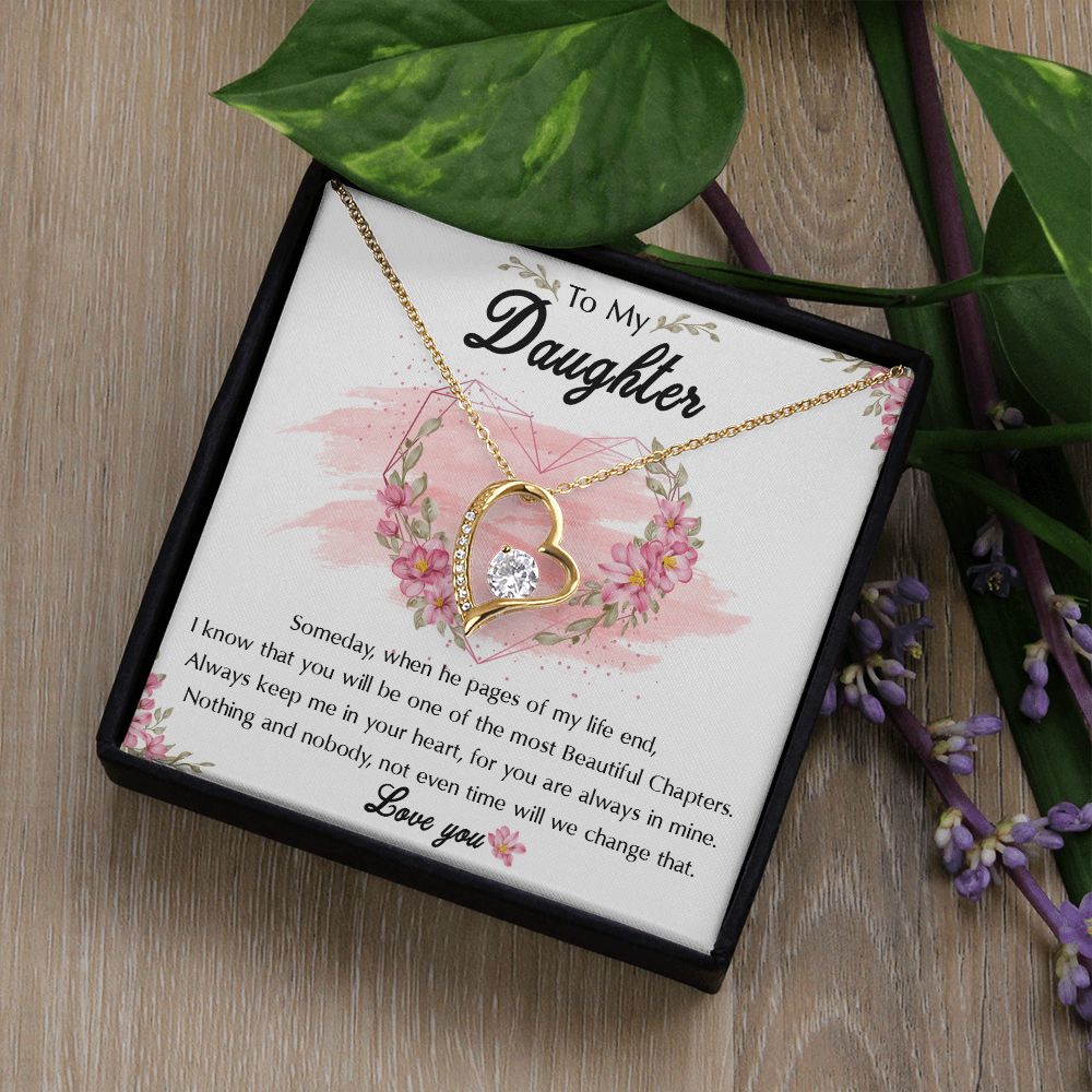 54C To My Daughter Necklace, Birthday Gift For Daughter, Graduation Jewelry