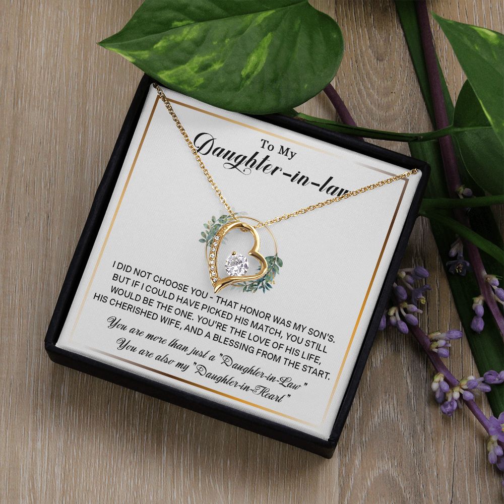 577C To My Daughter-In-Law Necklace, Gift For Daughter In Law, Daughter In Law Gift