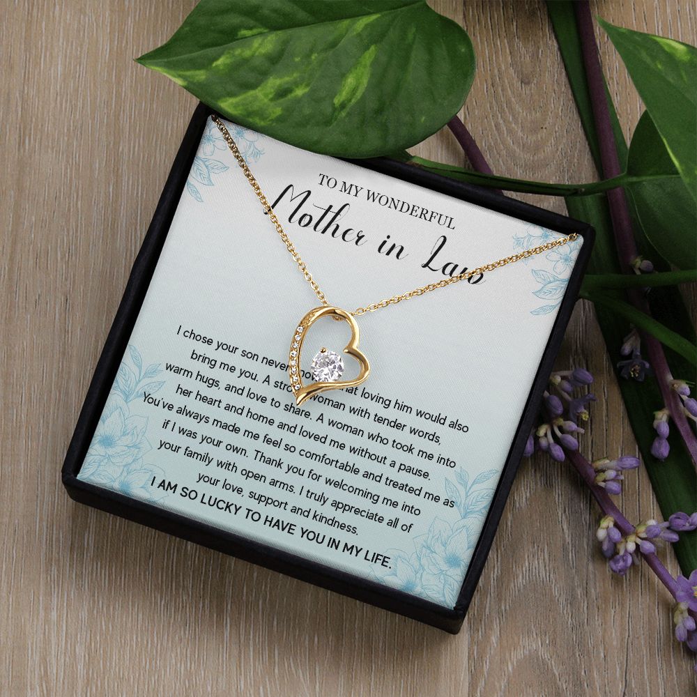 525C Gift To My Mother-in-Law Necklace, To My Mother in Law Necklace from Daughter