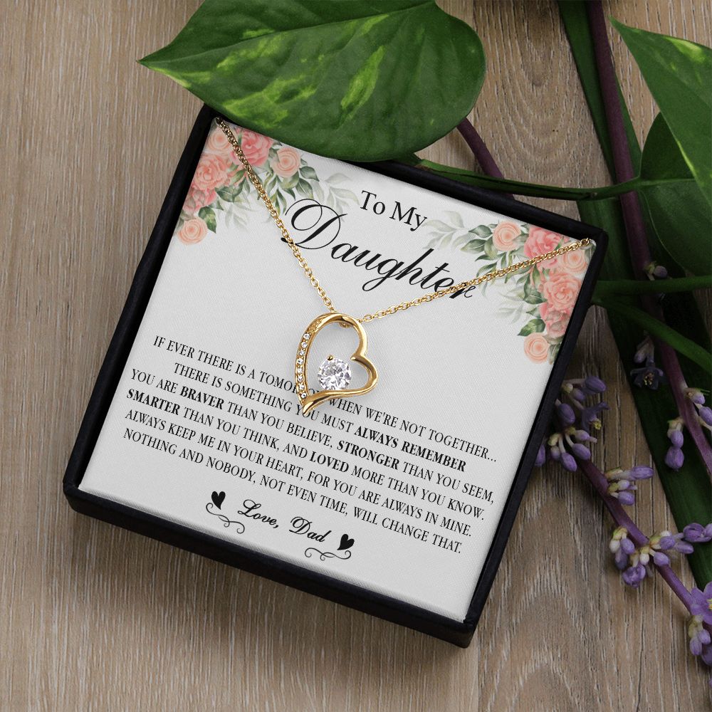 538C Gift For Daughter From Dad, To My Daughter Necklace, Daughter Father Necklace