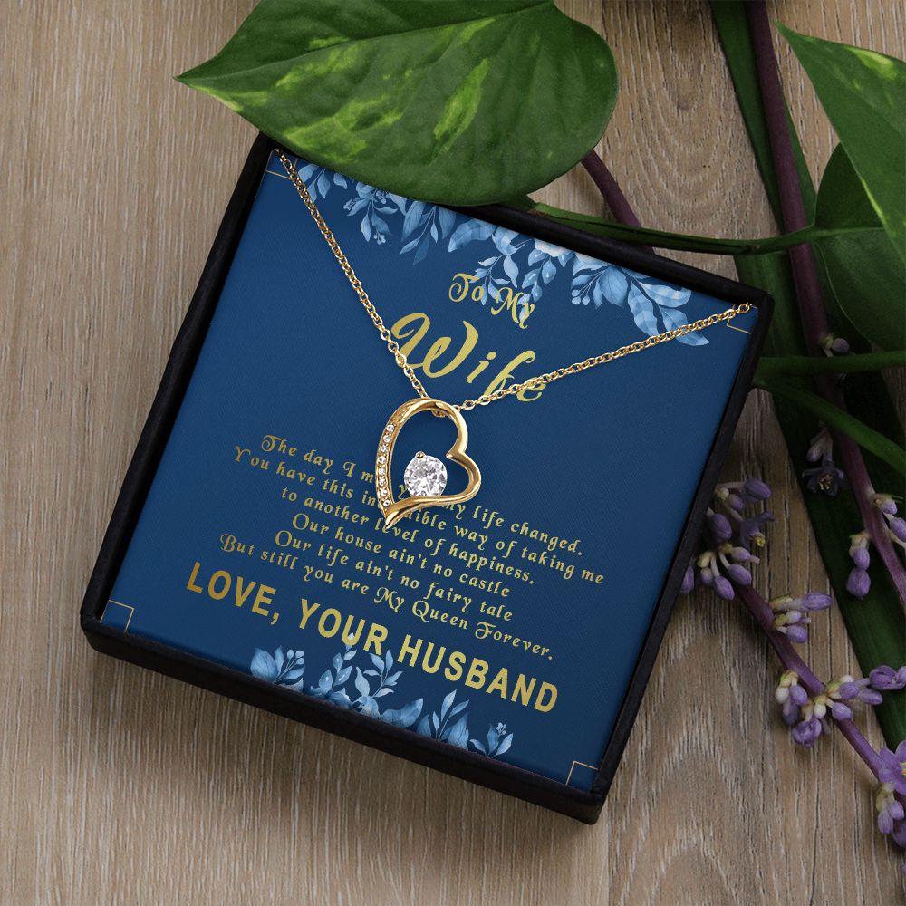 77C To My Wife Necklace, Gift For Wife, Anniversary Gift For Wife, Gift Birthday