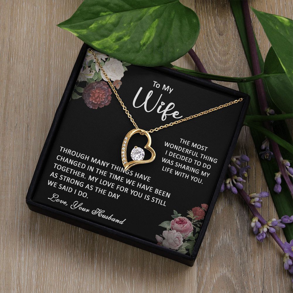 413C To My Wife Necklace, Gift Birthday Necklace From Husband For Wife, Gift Holiday