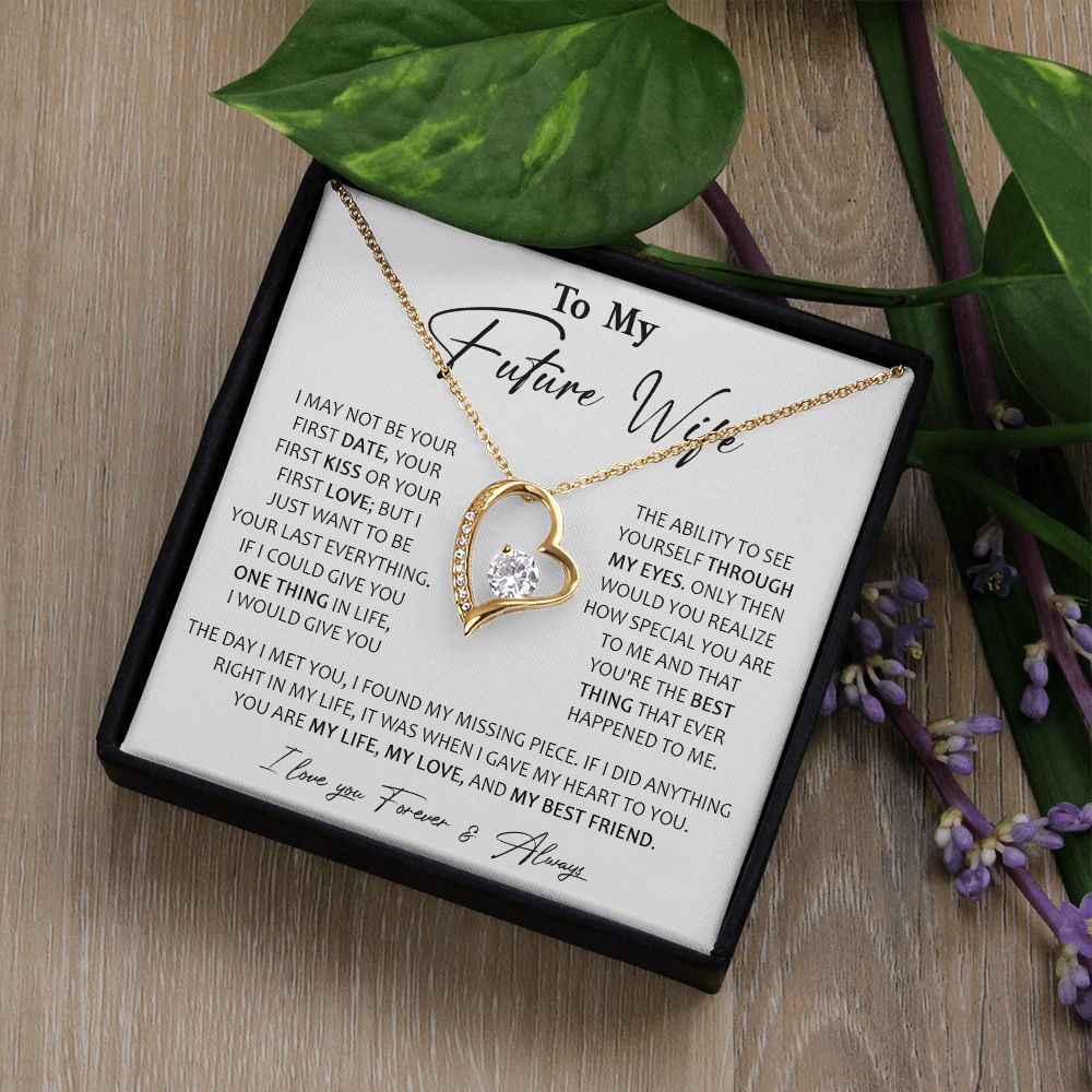 728C To My Future Wife Necklace, Birthday Gifts For Her/Girlfriend, Valentine Gifts