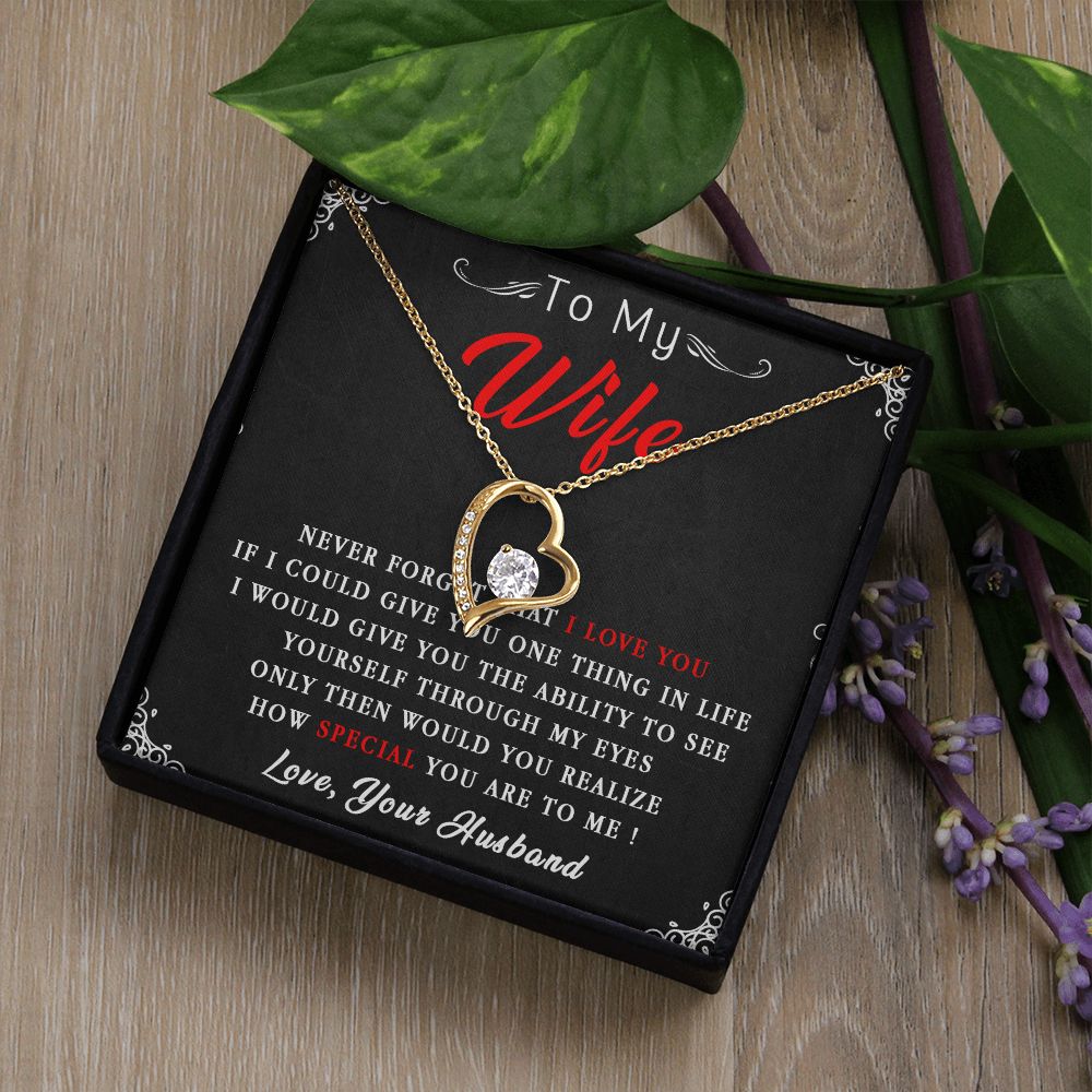 87C To My Wife Necklace, Necklace Gift For Wife, Anniversary Gift, Birthday Gift
