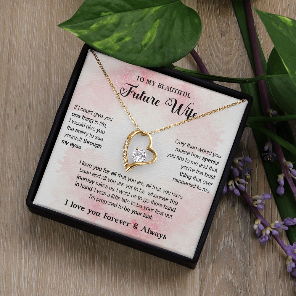 745C To My Future Wife Necklace, Valentine Gift For Her, Birthday Gifts for your Love