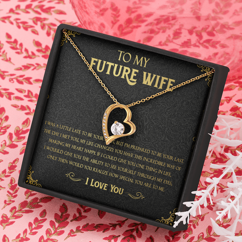 72C Necklace To Future Wife/Girlfriend, Woman Necklace Gift for Her From Husband