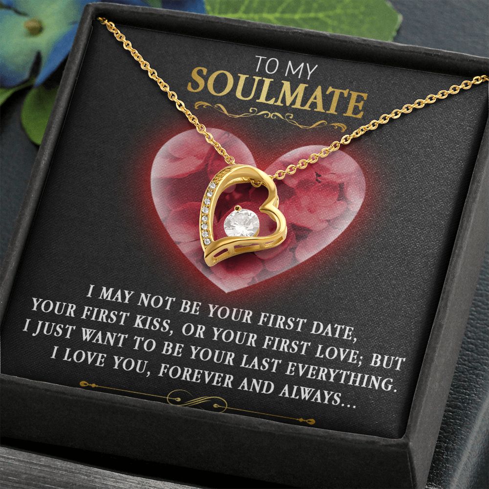 91C To My Soulmate Necklace, Engagement Gift for Future Wife, Xmas - Birthday Gift