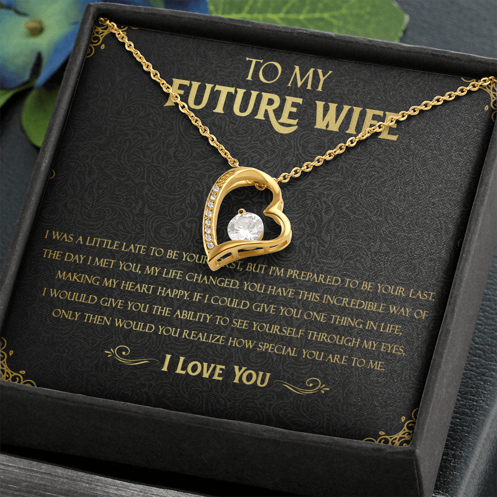 72C Necklace To Future Wife/Girlfriend, Woman Necklace Gift for Her From Husband