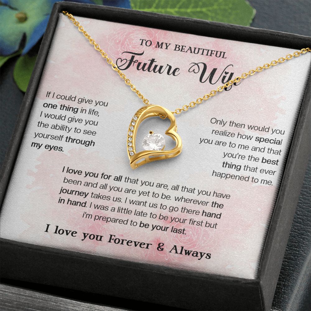 745C To My Future Wife Necklace, Valentine Gift For Her, Birthday Gifts for your Love