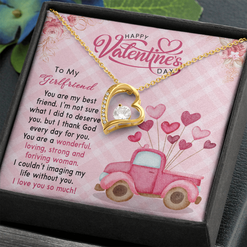 180C Valentine Gift To my Girlfriend, Necklace To my Girlfriend, I LOVE YOU SO MUCH