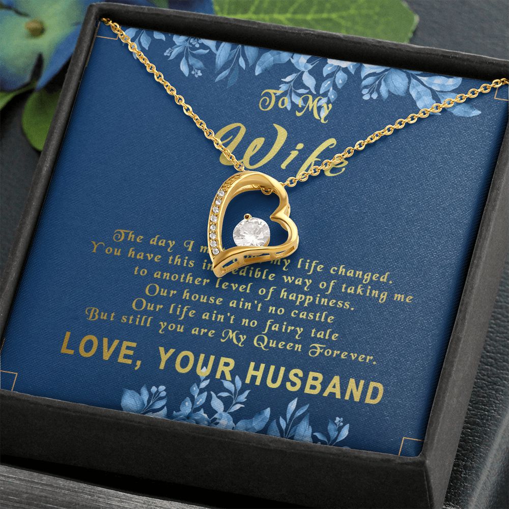 77C To My Wife Necklace, Gift For Wife, Anniversary Gift For Wife, Gift Birthday