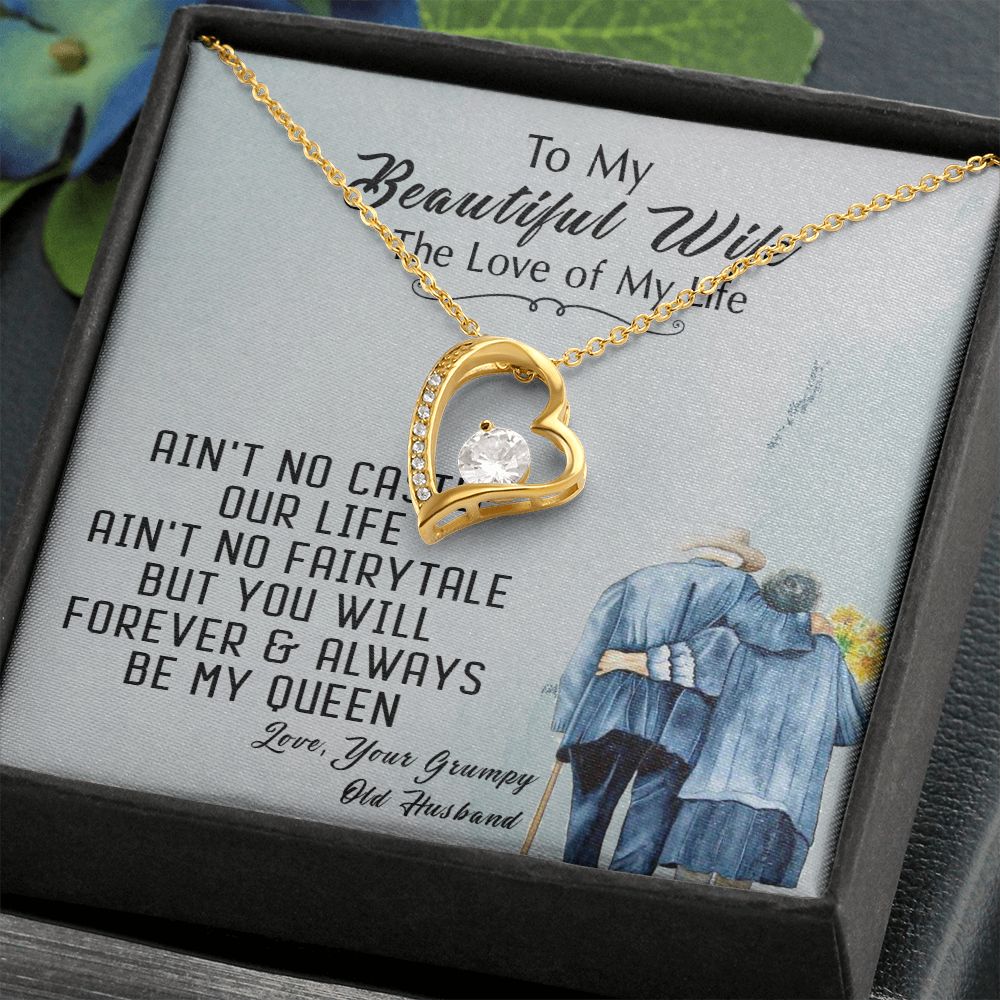 94C To My Beautiful Wife Necklace, Wife Necklace Gift from Husband, Gift Birthday