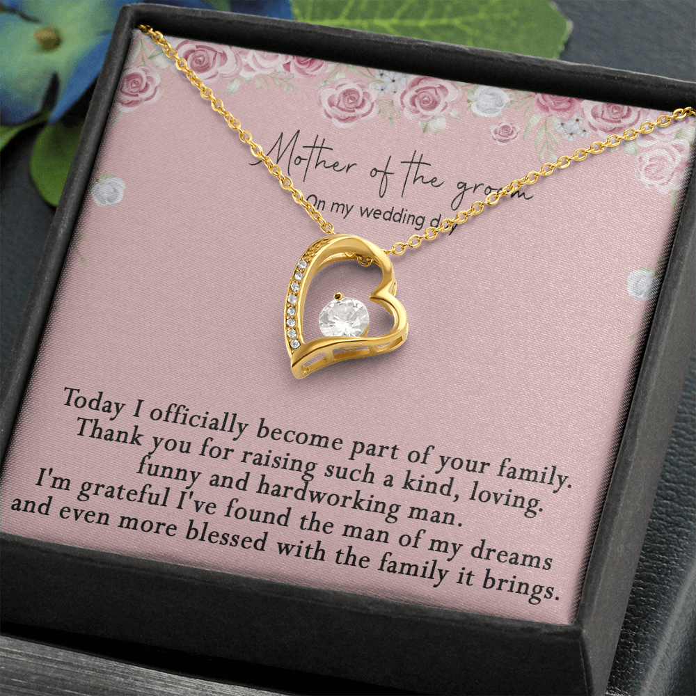 172C Gifts Necklace Love Knot To Mom On My Wedding Day From Son On Wedding Day