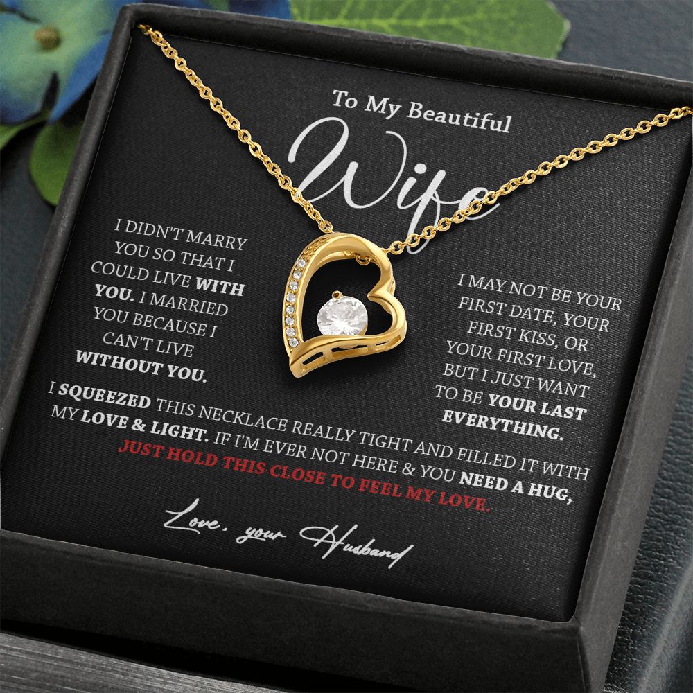 611C To My Wife Necklace, Xmas Gift For Wife Girlfriend From Husband, Valentines Day