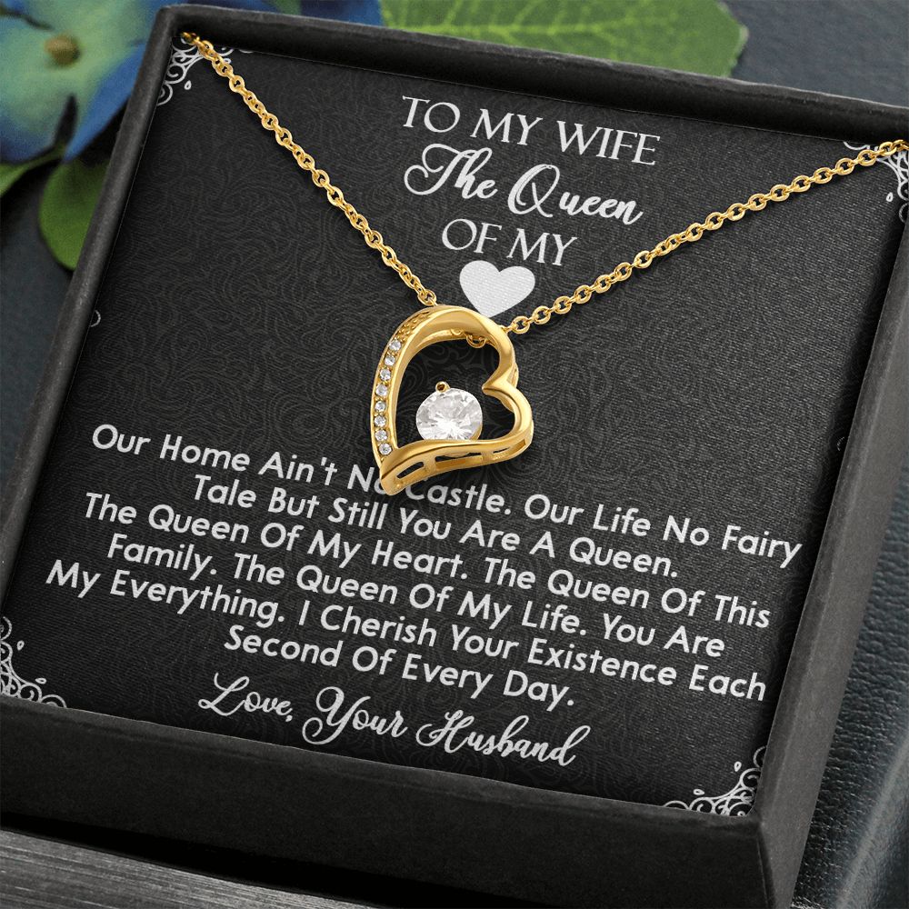 419C To My Wife The Queen Necklace, Gifts for Wife, Gifts for Her, Birthday Gifts