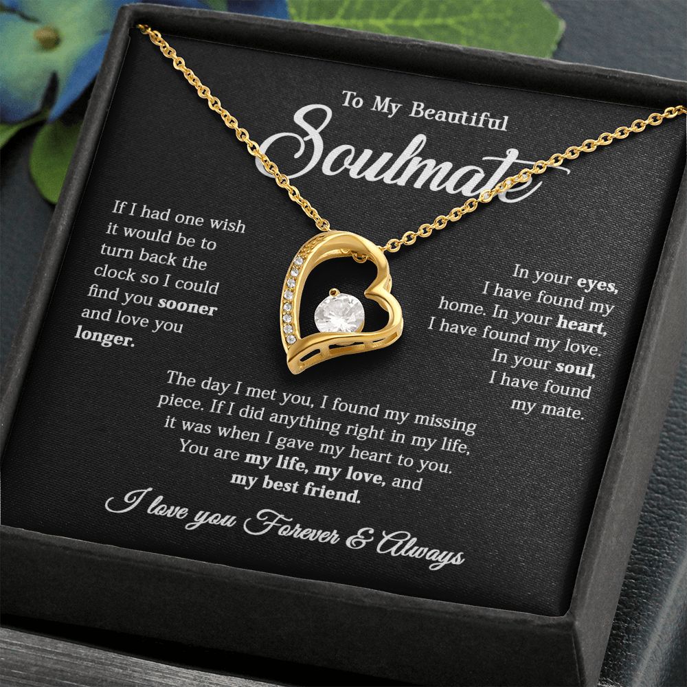 616C To My Soulmate Necklace, Gift for Wife, Girlfriend, Valentine Gift,Birthday Gift