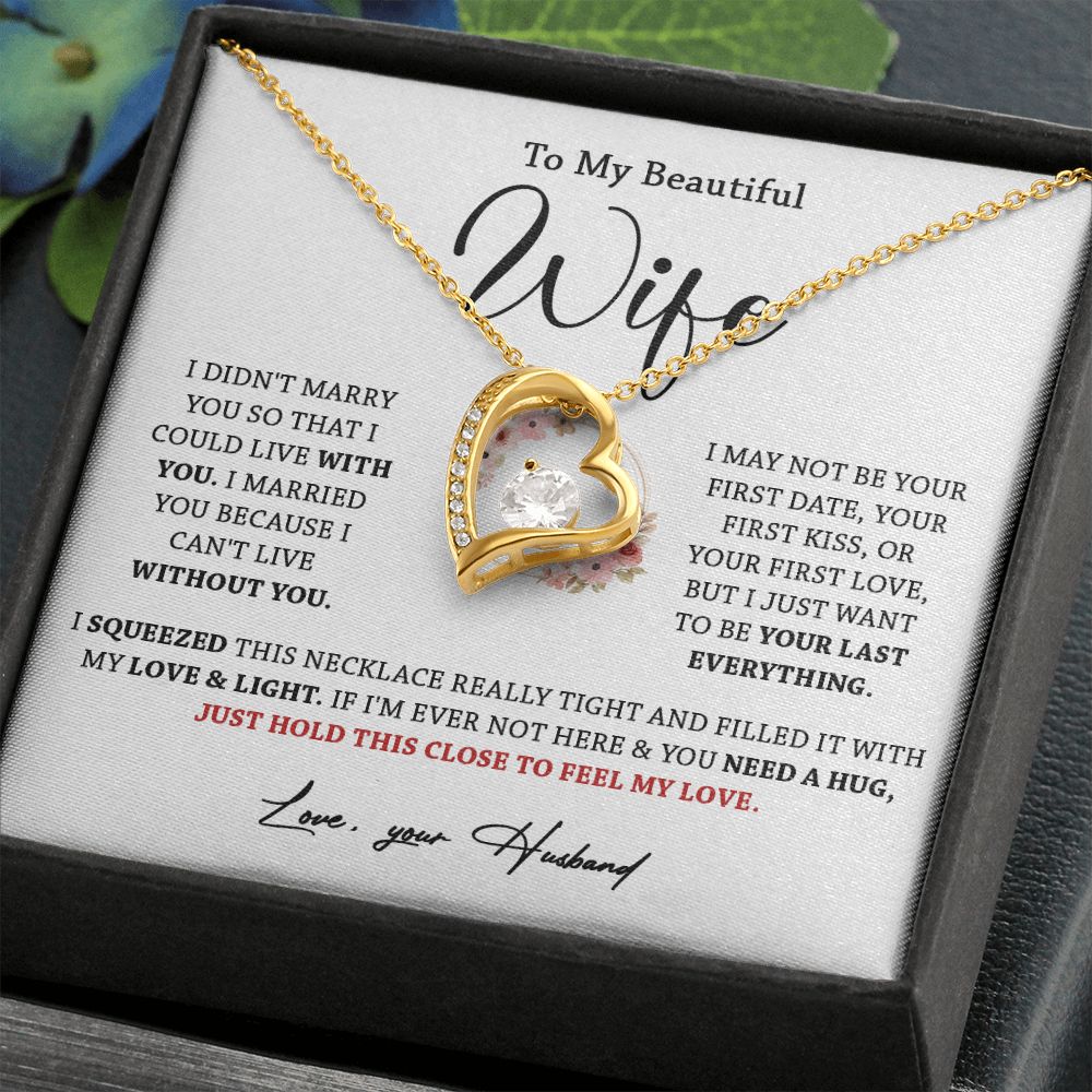 612C To My Wife Necklace, Gift For Wife, Valentines Gift For Wife, Necklace For Wife
