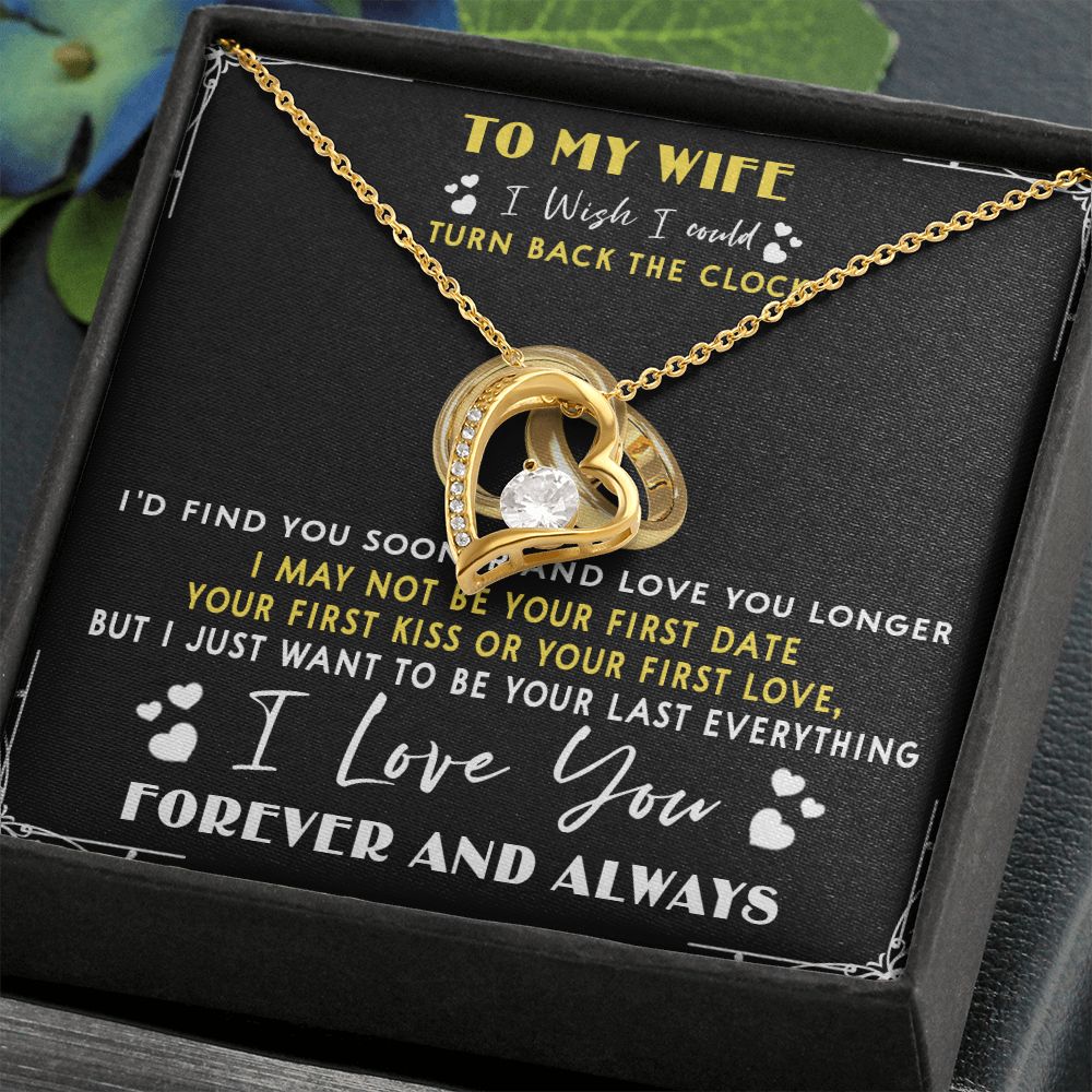 428C To My Wife “Turn Back The Clock” Necklace Gift For Wife, Gift Birthday, Holiday