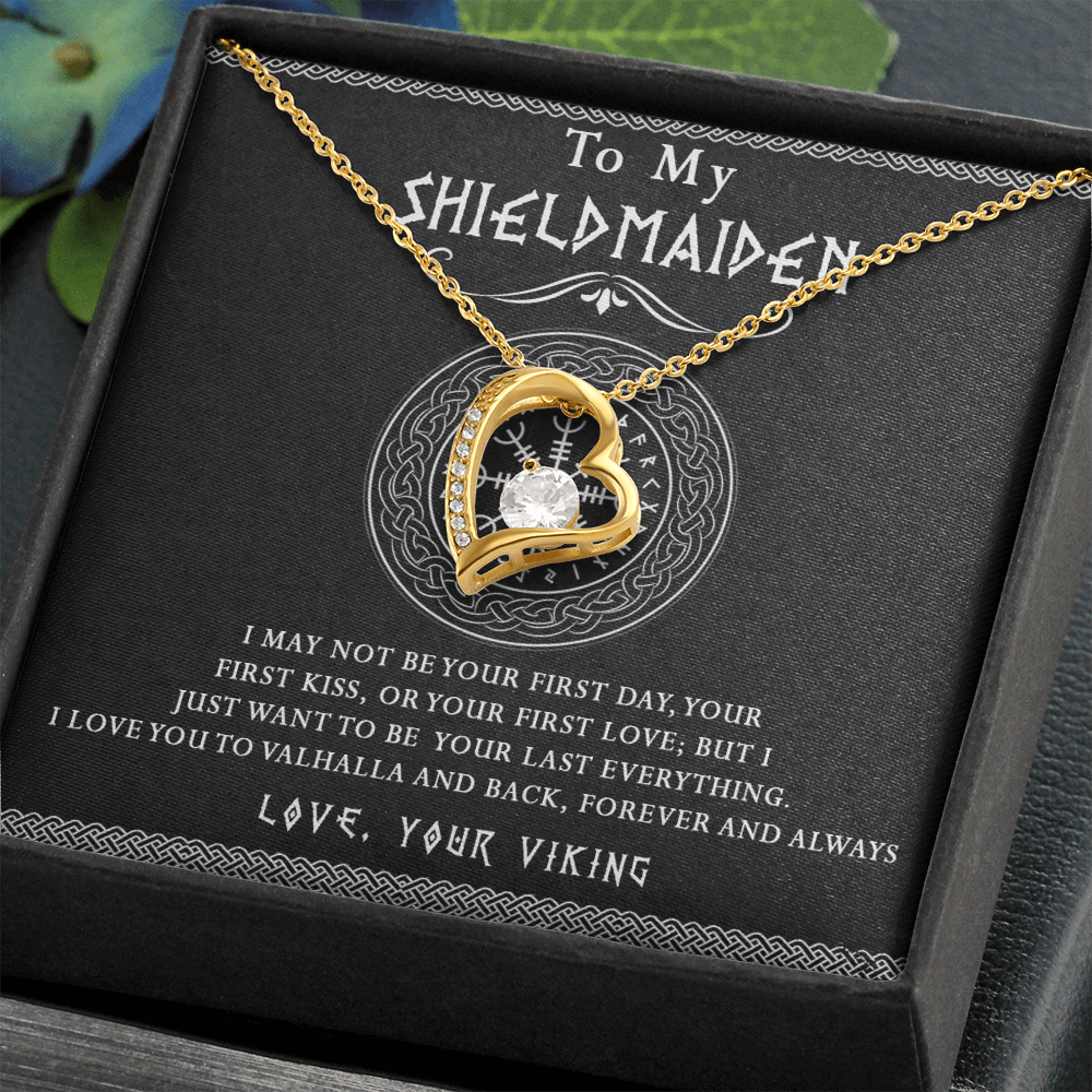 171C Necklace Gift To My Shieldmaiden, Viking Jewelry For Women, Her, Wife, Soulmate