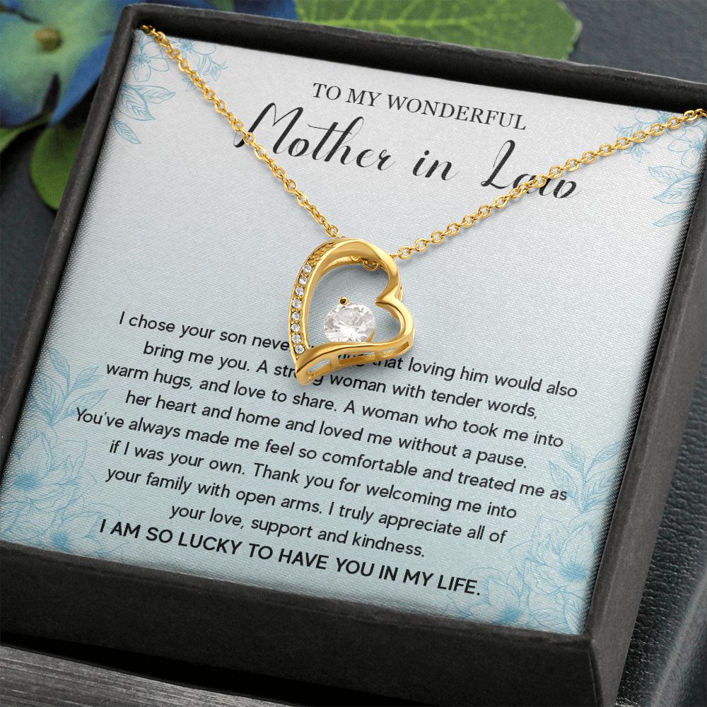 525C Gift To My Mother-in-Law Necklace, To My Mother in Law Necklace from Daughter