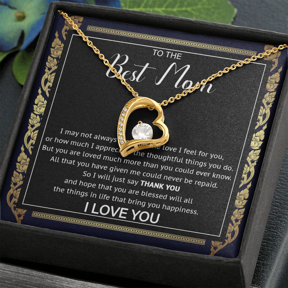 503C To My Best Mom Necklace, Gift For Mom Present For Mom Gifts from Son or Daughter
