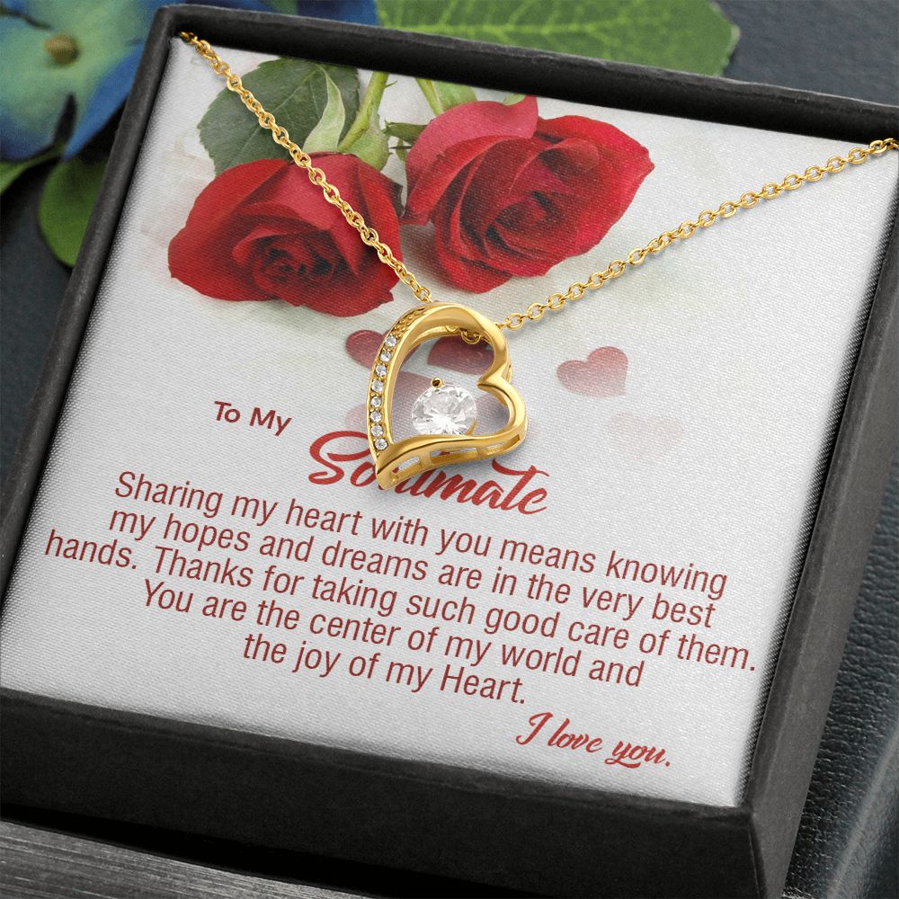 410C To My Soulmate Necklace, Birthday Gifts For Her, Gift For Girlfriend Wife