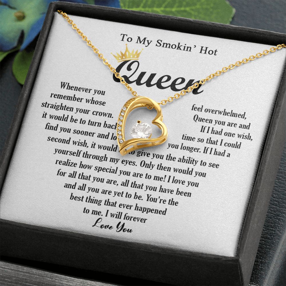 443C To My Smokin Hot Necklace, Gift For Wife Soulmate Valentines Day, Birthday Gift