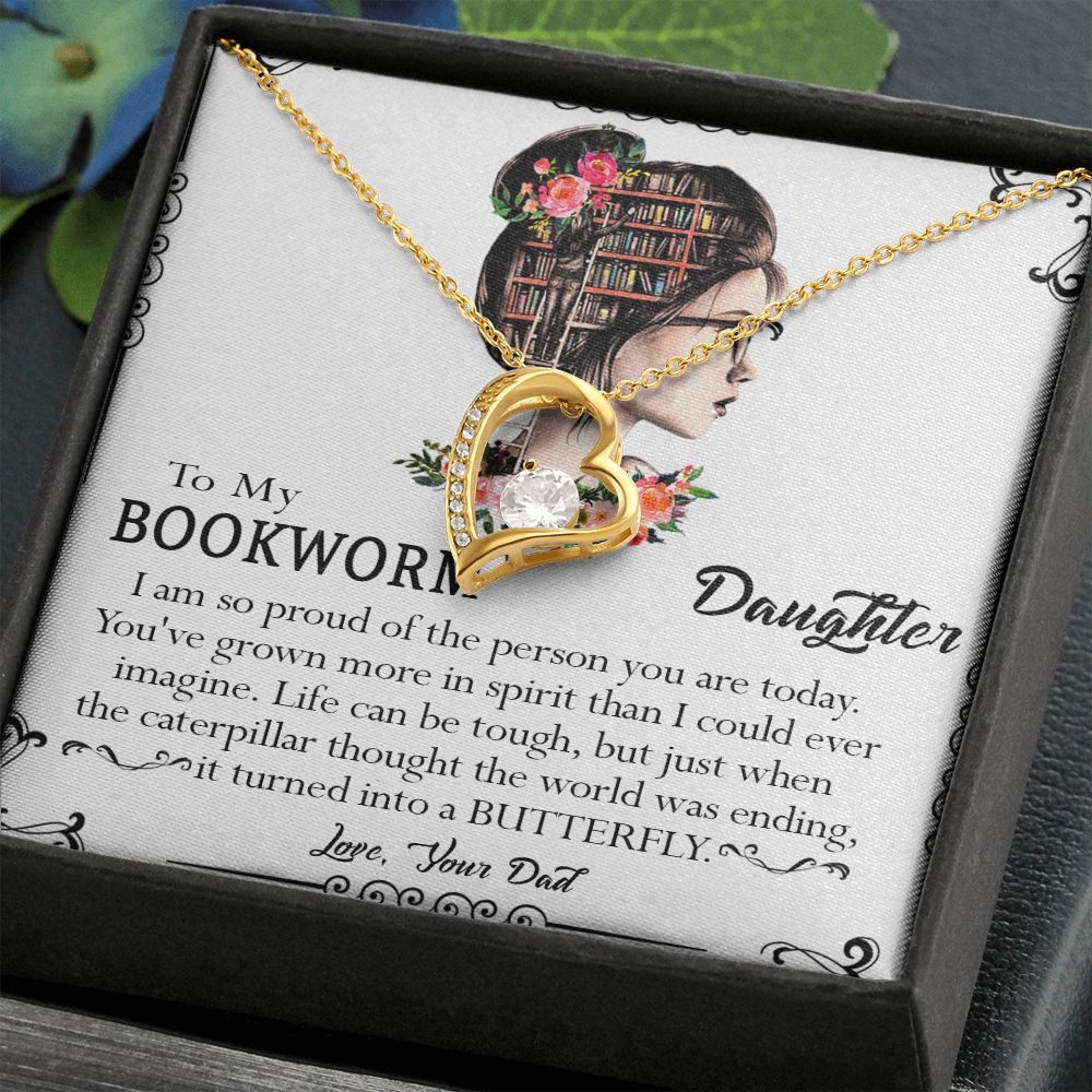 112C To My Daughter Necklace, Daughter Gift From Dad, Mom, Xmas Gift, Birthday Gift